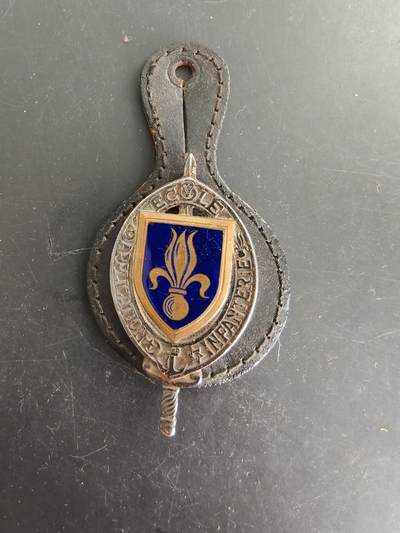 老王徽章第166期 - 法国步兵专业学校证章