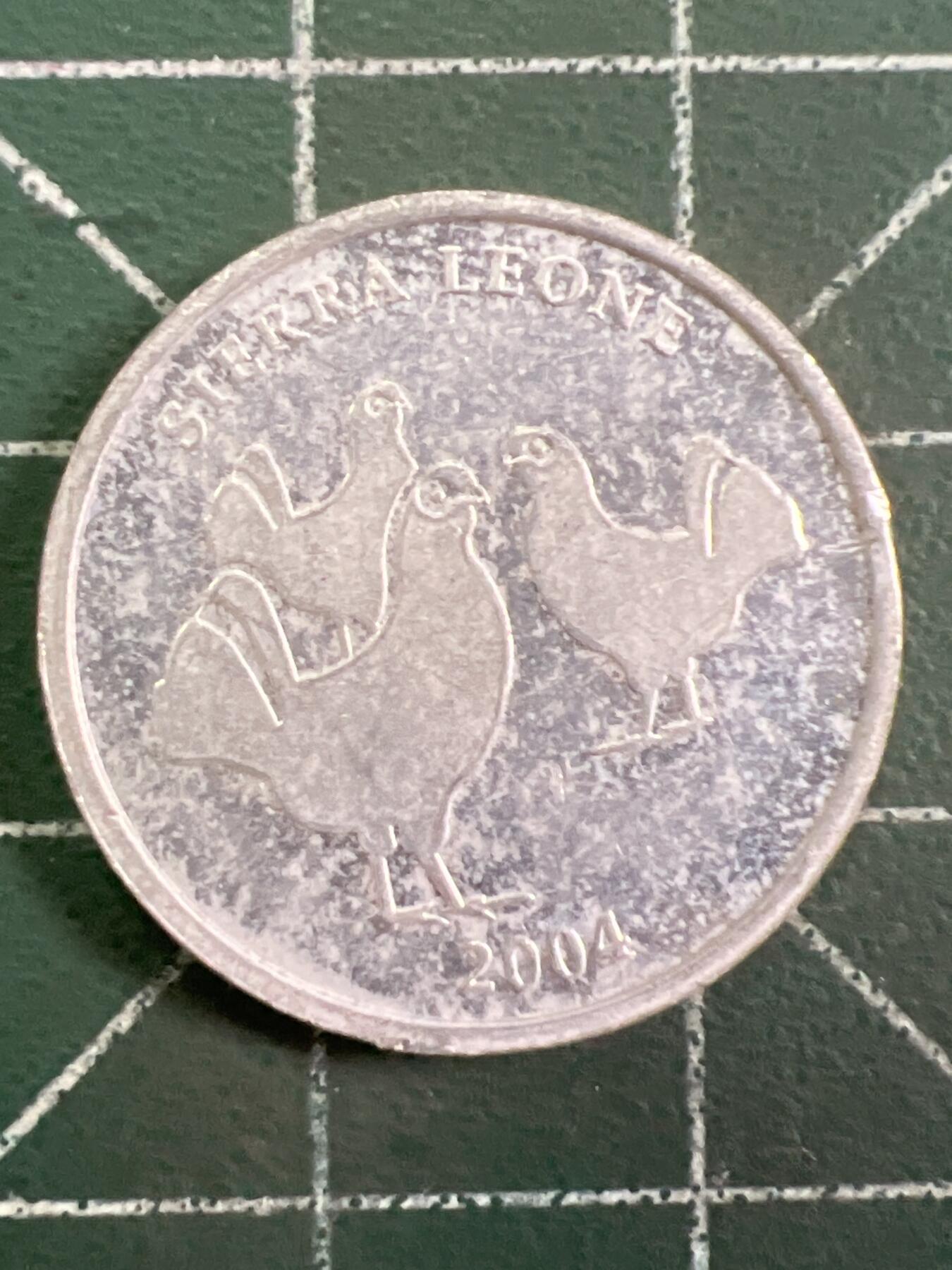 第1059 硬币专场 （无押金，捡漏，全场50包邮，偏远地区除外，接收代拍业务，本店十天发一次货） 塞拉利昂 5 利昂