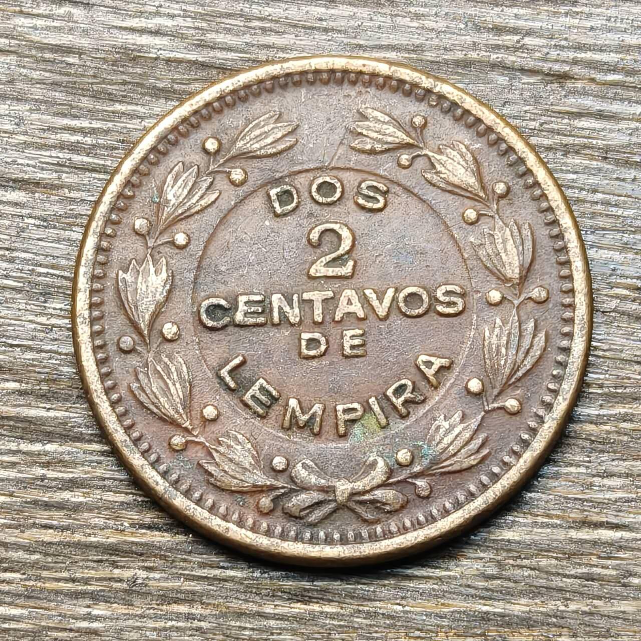 【铜匠收藏】★第133场★散币场，无佣金，30包邮。不满30元，支付5元运费。《接受代拍 代送NGC评级》 洪都拉斯 1956年 2分 铜币