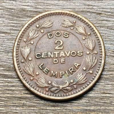 【铜匠收藏】★第133场★散币场，无佣金，30包邮。不满30元，支付5元运费。《接受代拍 代送NGC评级》 - 洪都拉斯 1956年 2分 铜币