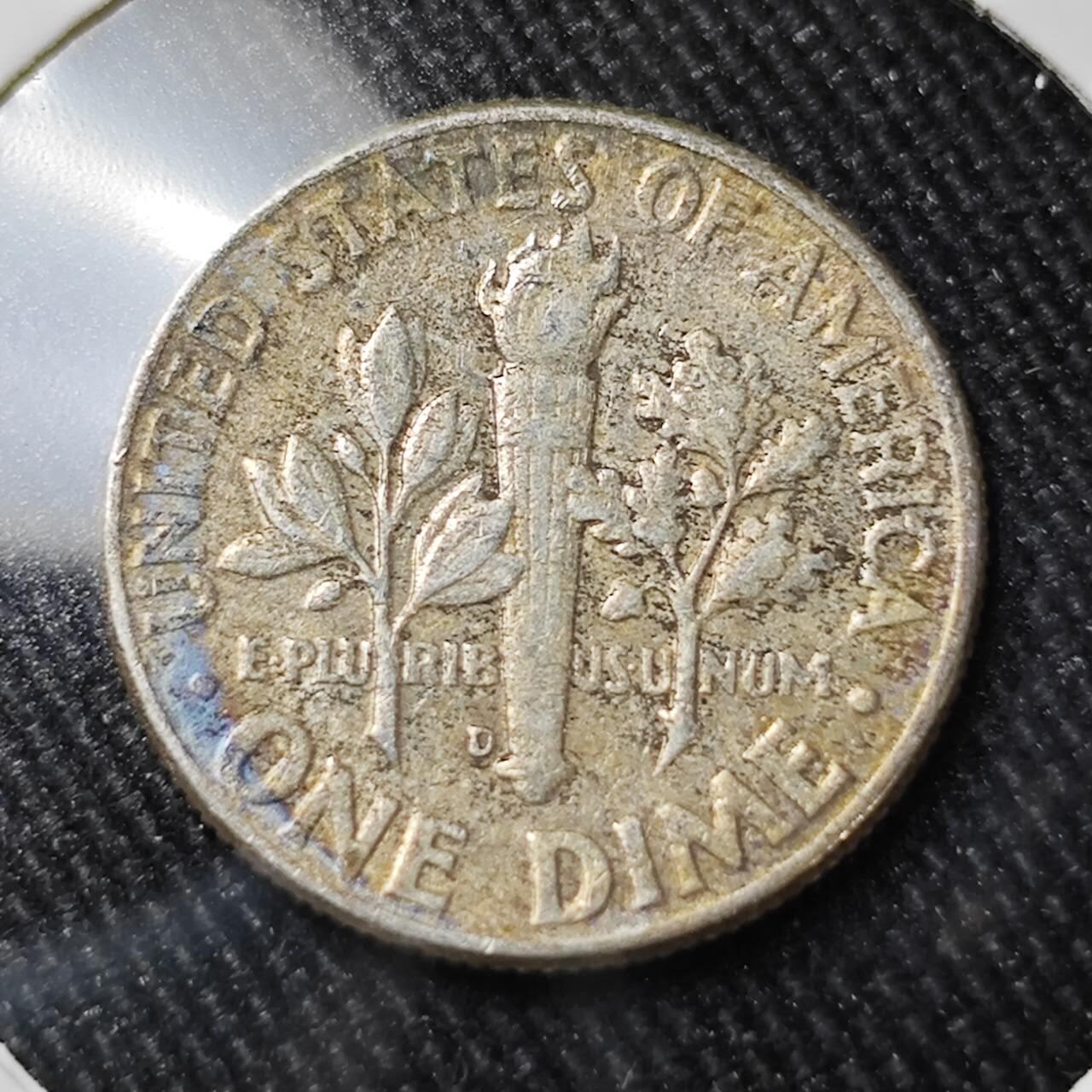 KK钱币收藏小铺 （套币 好品/批量散币 银币）专场  2月预留时间 周末发货    1963美国10分银币