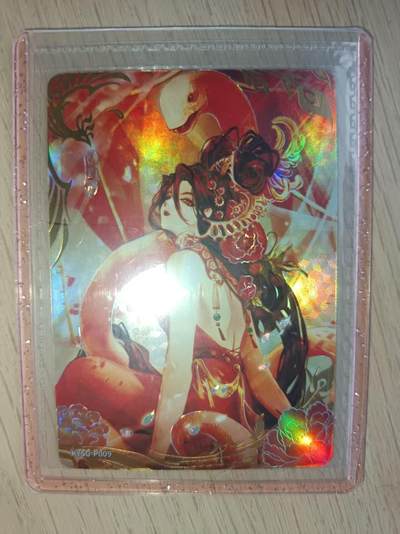 龙虎卡牌六五场 （无佣金，周六结拍，欢迎送拍） - 【卡机原膜】卡游三国 pr009 何皇后