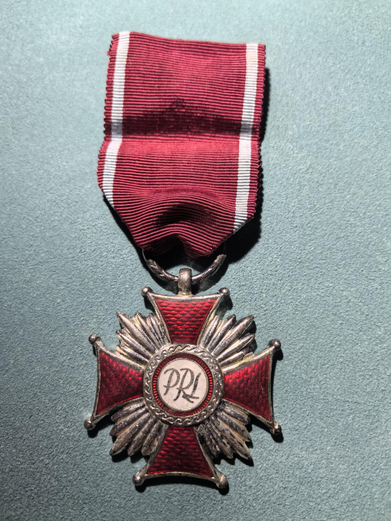 盛世勋华——号角文化勋章邮票专场拍卖第290期 波兰（社会主义）银级功勋十字勋章 