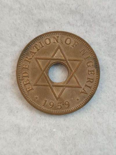 G&W世界散币，银币处理专场（第38场） - 英属尼日利亚1959年1便士