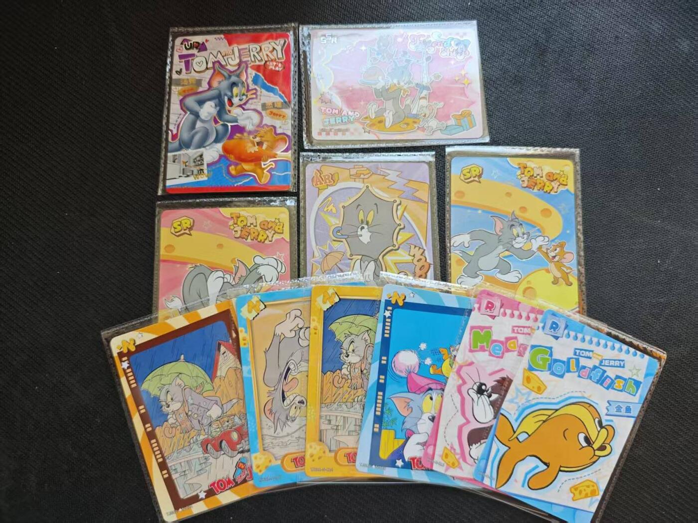 龙虎卡牌六五场 （无佣金，周六结拍，欢迎送拍） 卡游猫和老鼠 11张（有高卡位）