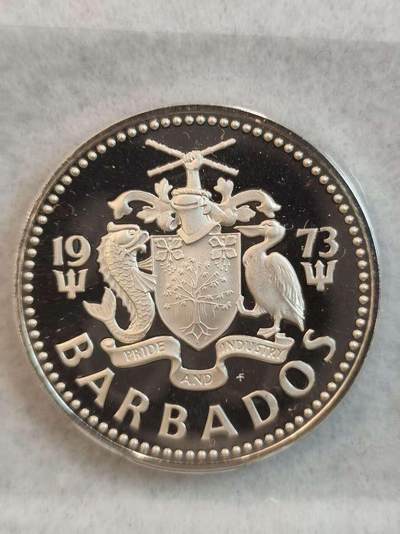 G&W世界散币，银币处理专场（第38场） - 巴巴多斯1973年5元  银币