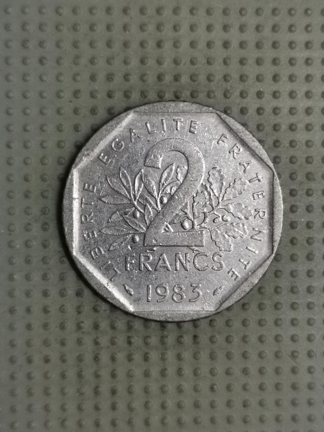 2025年第125场各国散币拍卖（总第125场） 法国1983年2法郎