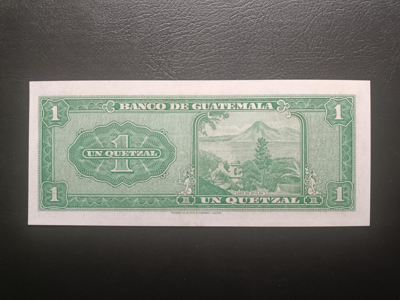 2025十一月第七期，总205期 危地马拉1967年1格查尔AUNC，国会大楼和阿提拉湖，早期年份