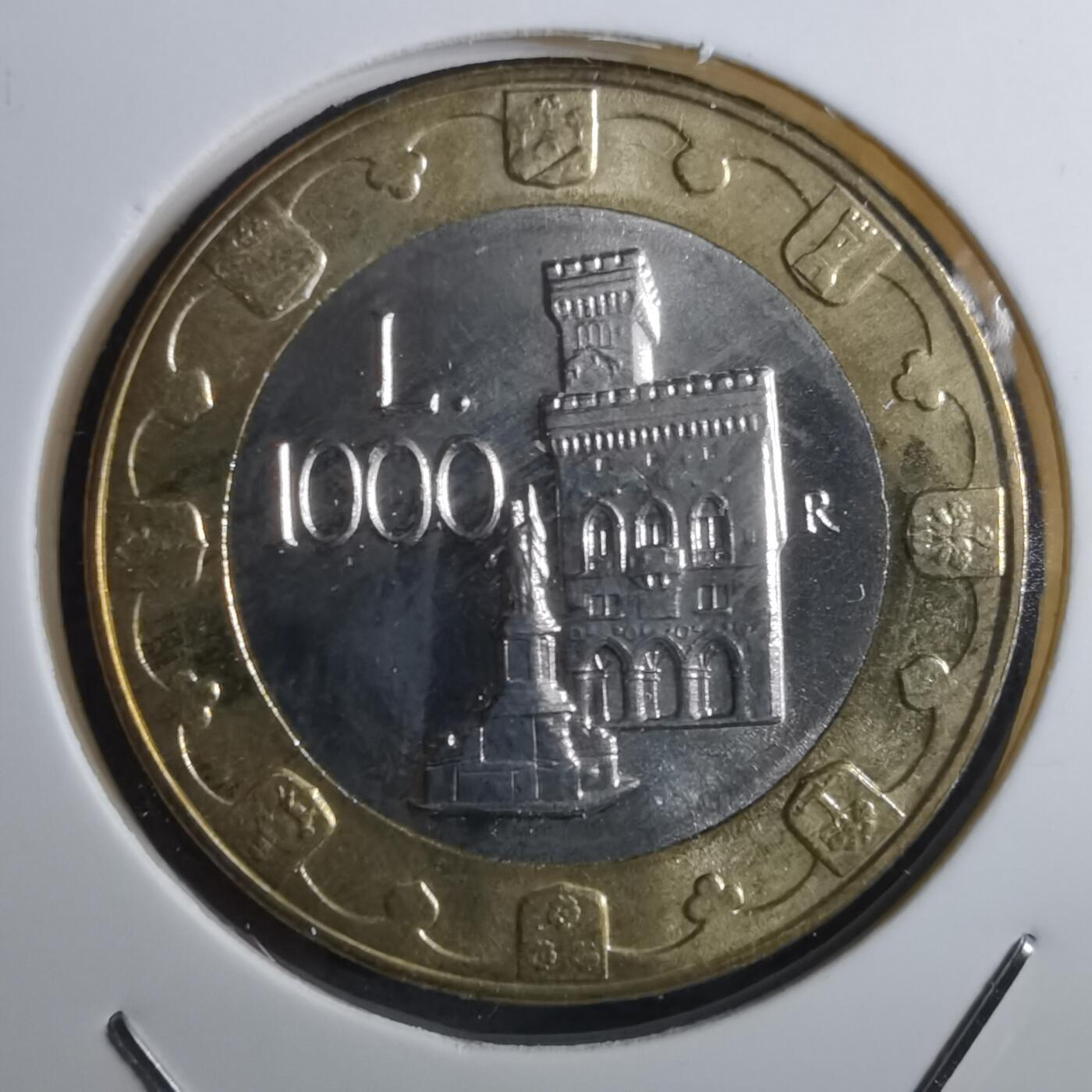 沼泽如烟--第916场 圣马力诺1997年1000里拉