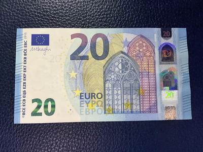 【礼羽收藏】🌏世界钱币拍卖第113期 - 2015年20欧元 无47豹子号