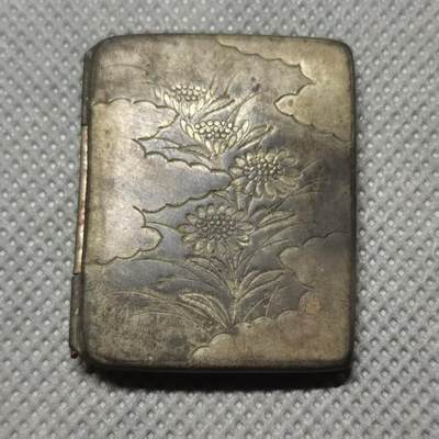 七河·世界钱币杂件水晶矿标小拍（总第29期） - 藏家出品X578 工艺精美 刻花袖珍小铜盒 本件拍品由合作藏家负责邮寄