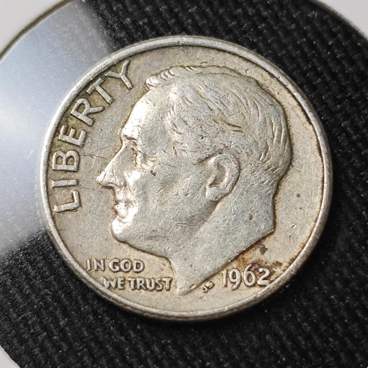 KK钱币收藏小铺 （套币 好品/批量散币 银币）专场  2月预留时间 周末发货    1962美国10分银币