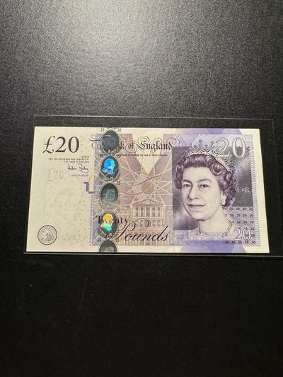 外币出坑 - 英镑F序列20【EK36 341268】