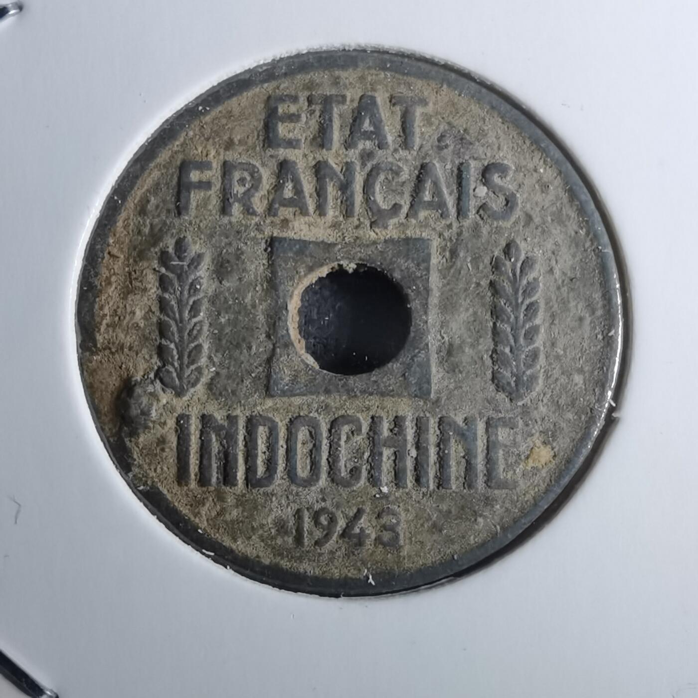 沼泽如烟--第916场 法属印度支那1943年¼分