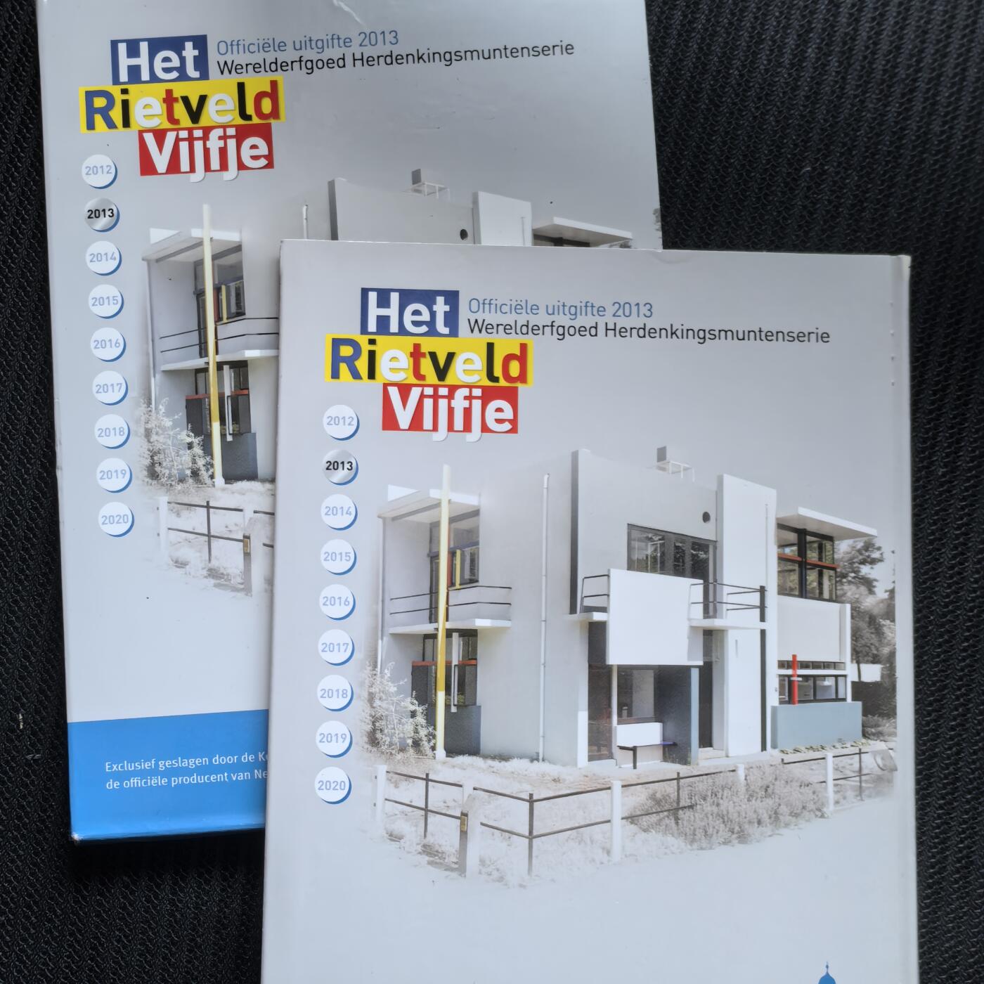 道一币馆币章第一百五十六场 原包装 荷兰2013年设计师里特维尔德诞辰125周年5欧元精制银币