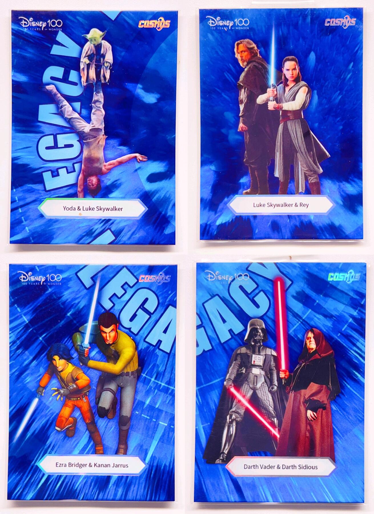 卡有江湖粉丝专场第四期（持续收拍，送拍联系我哦）  卡卡沃 2023年迪士尼100周年全明星系列收藏卡 拼图4张