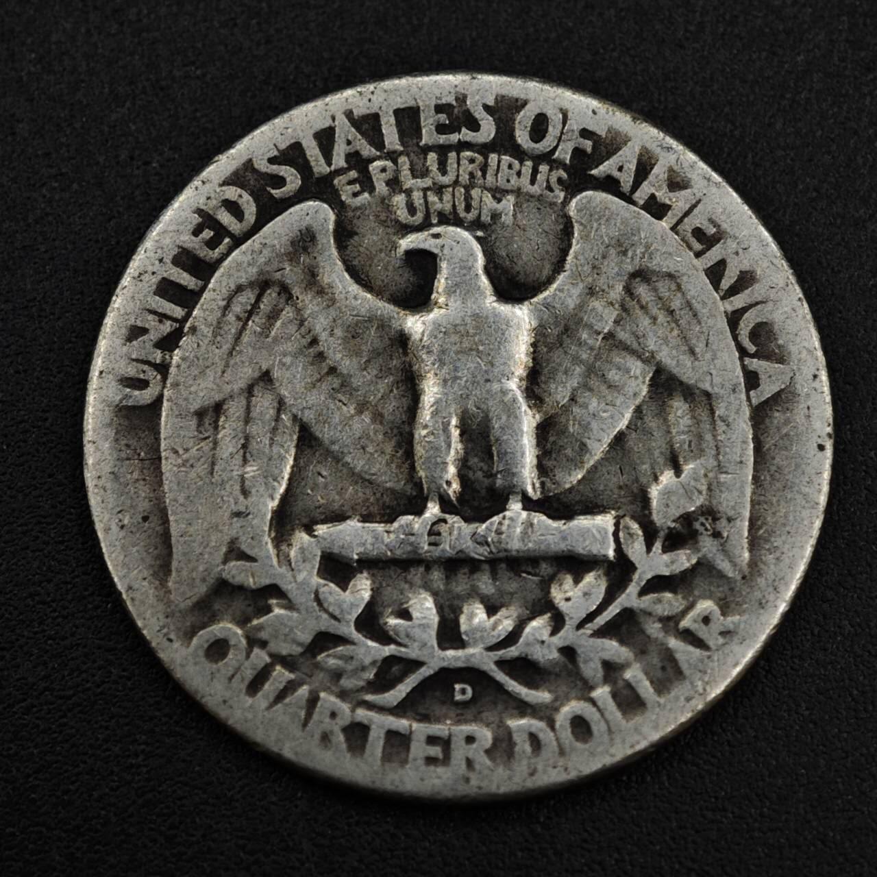 【淘币小摊】限时拍第八百一十二拍  小银币场  满百包邮可预留两周  周一统一发货  美国1951年25分银币