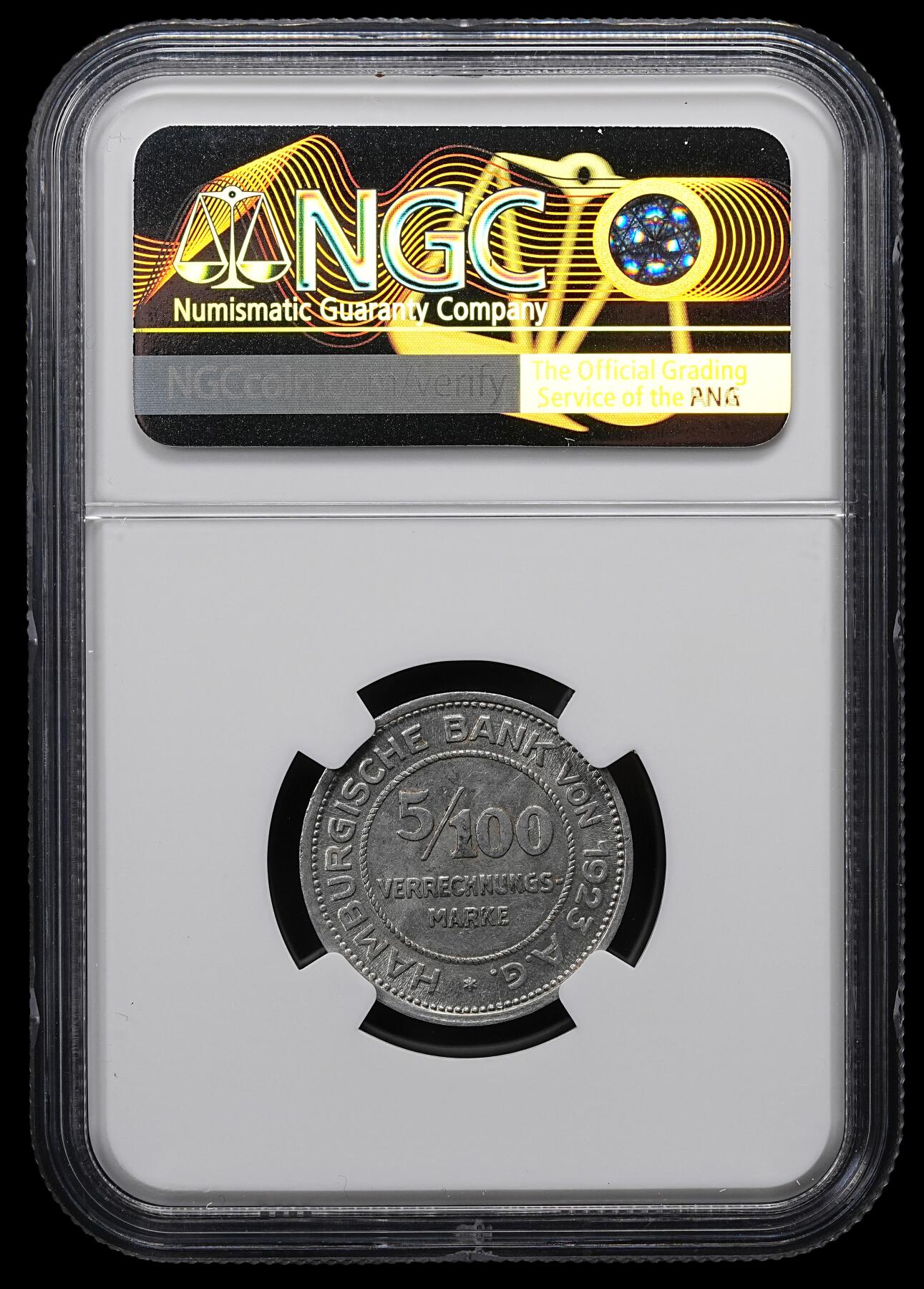 修遠堂世界钱币第九十五期 NGC MS64 1923年德国紧急时期汉堡25万马克