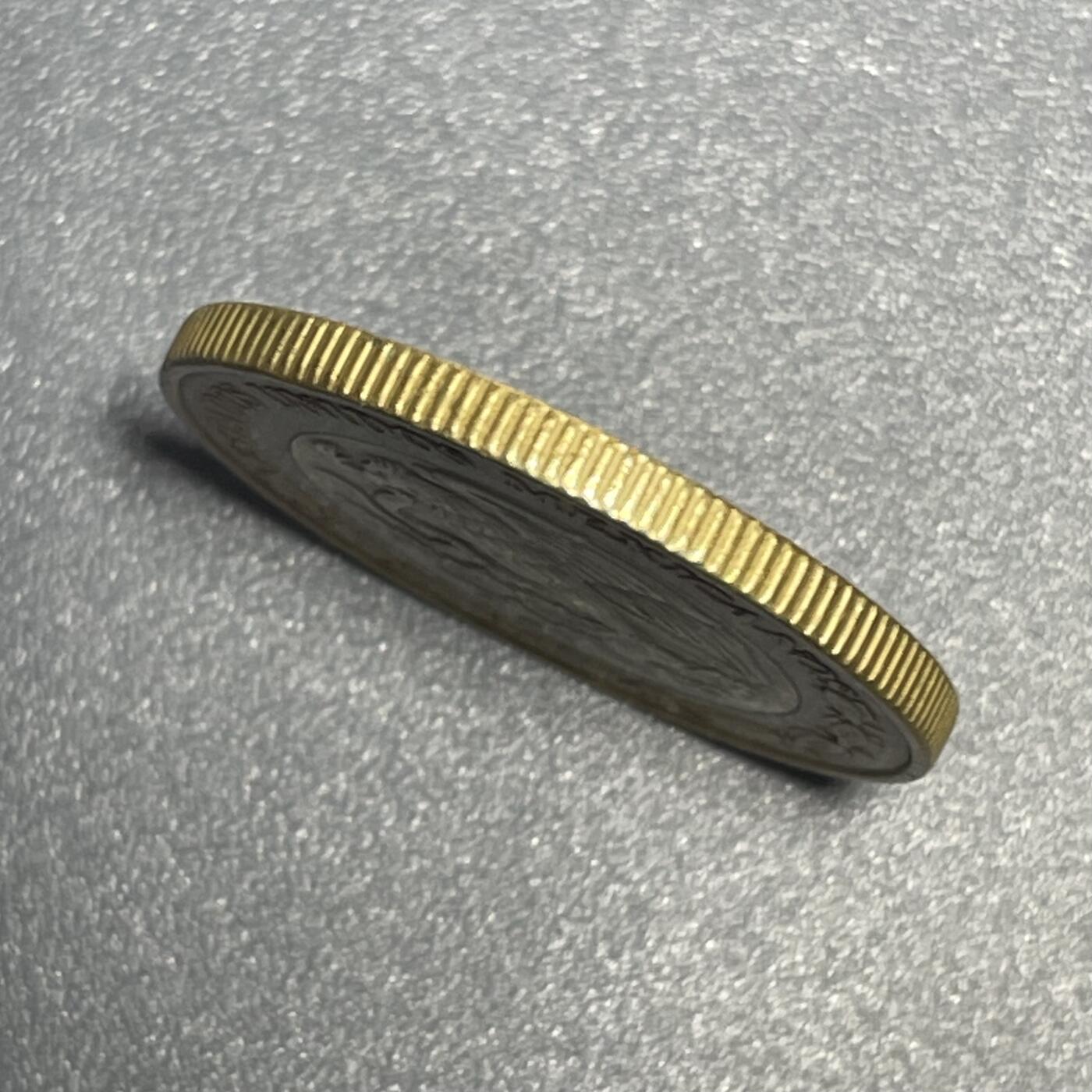 回流1130 墨西哥1998年10比索双色币  阿兹特克太阳历石