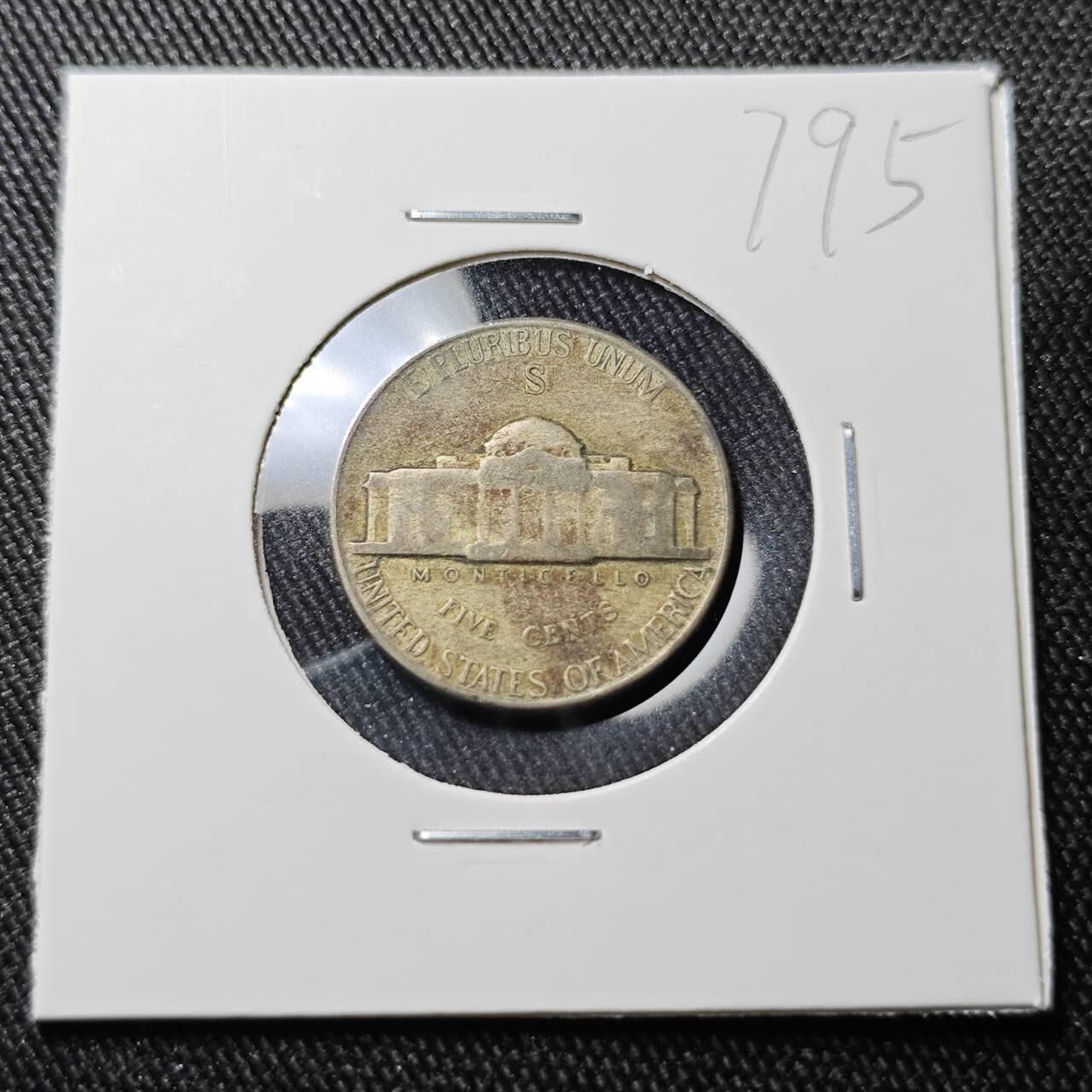 KK钱币收藏小铺 （套币 好品/批量散币 银币）专场  2月预留时间 周末发货  1945美国5分银币S厂