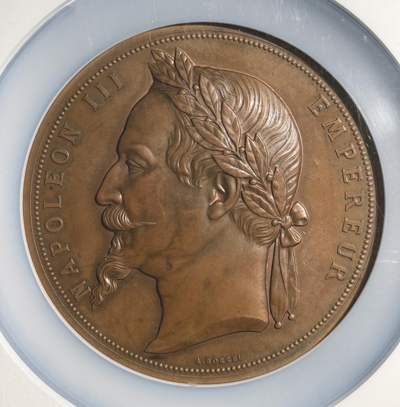  1862年法国交趾支那战役大铜章 NGC-MS64BN