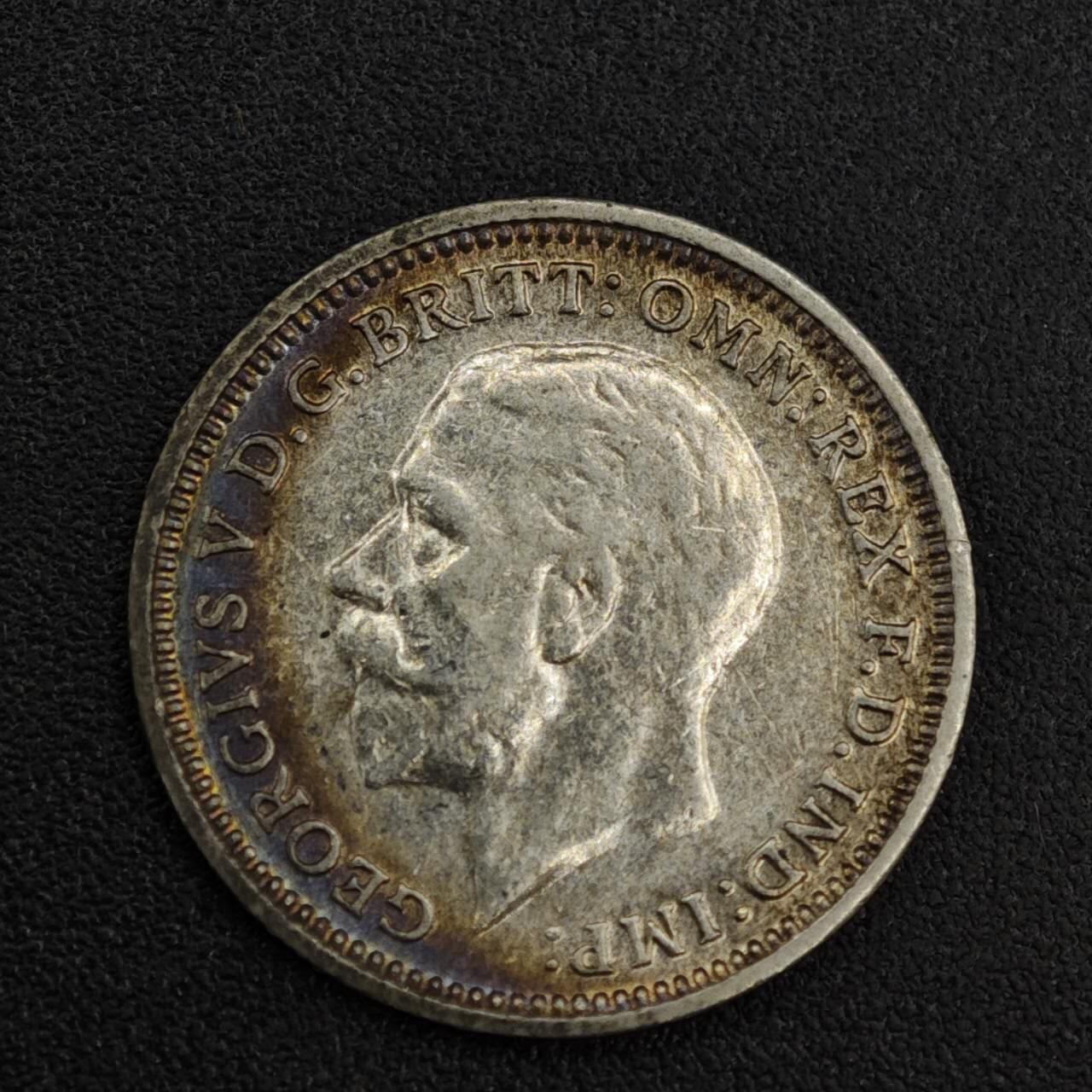 【淘币小摊】限时拍第八百一十二拍  小银币场  满百包邮可预留两周  周一统一发货  英国1931年乔治五世3便士银币