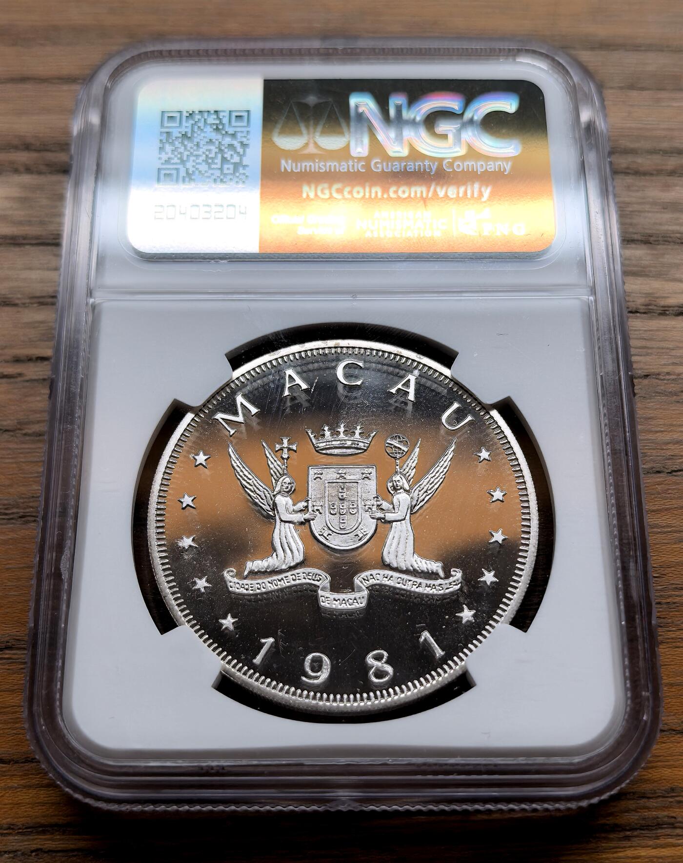 纫秋兰以为佩·凡希社微拍感恩专场 1981澳门生肖鸡100元大银精铸NGC-PF66UC