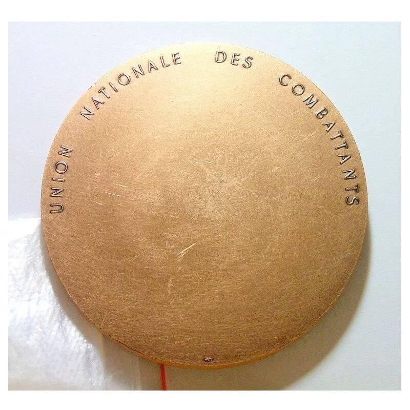 【艺术】法国艺术大章 一战总理克里孟梭 高浮雕精制超大铜章 光边 72MM 190克