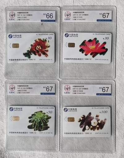 【琪哥网】评级磁卡综合场(113） - 【公博66-67】IC卡中国名花