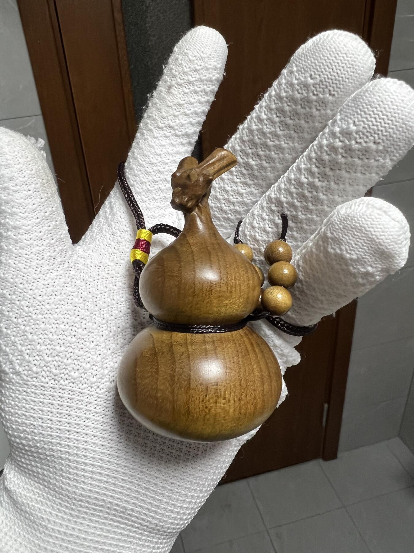 零元拍：金丝楠 精工葫芦 雕件手把件小金块，满手留香金丝流溢。75/44/32MM