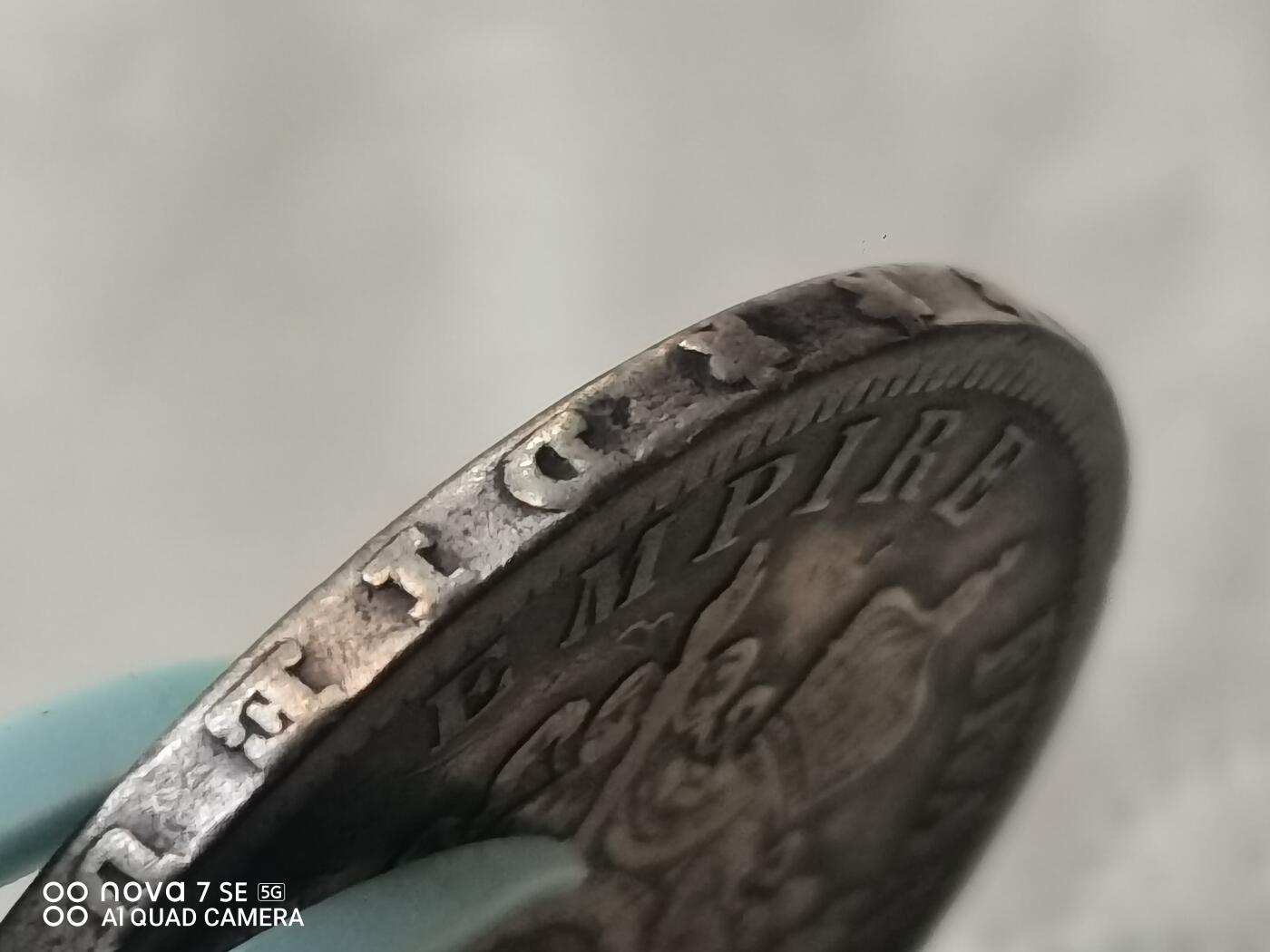 外国钱币 1870年法国5法郎大银币