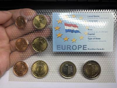 2025年集古藏今外币拍卖第十期-第10场—（总第290拍-纸币专场），本期拍完结算一次，发货时间2-3天，休息几天后继续新的一期拍卖。 - 1999-2001年荷兰一套