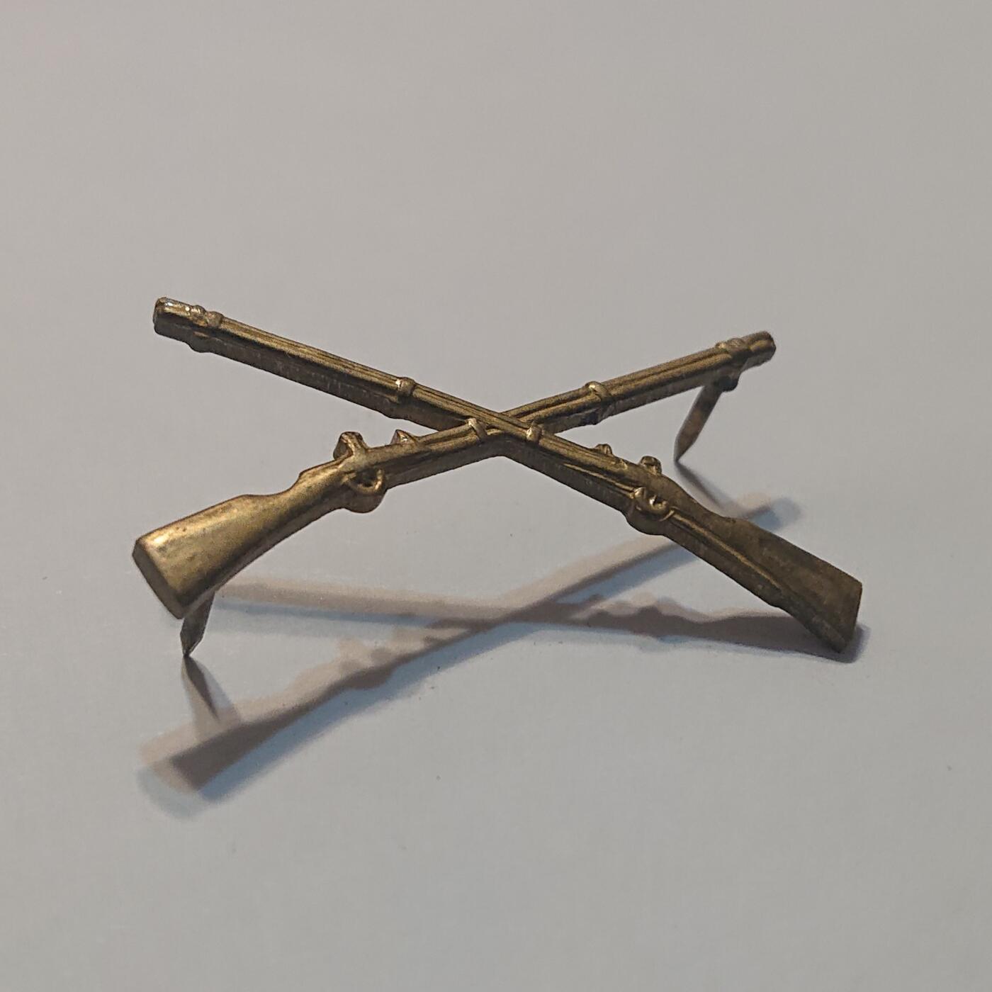 【第貳場】近代勋奖章徽章服饰杂项专场 民国时期步兵领章