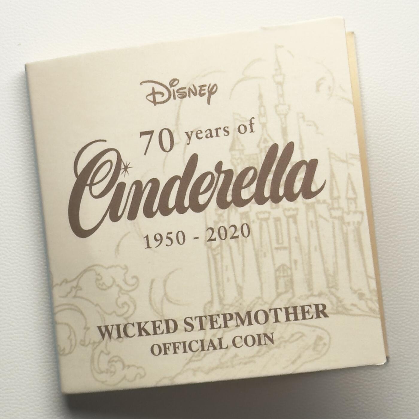 ＜小葵钱铺＞第66期·散币·银币场·满200包邮，不寄存·12月1号发货 〈发行量19999〉库克群岛2020年灰姑娘70周年25分彩色类精制纪念币