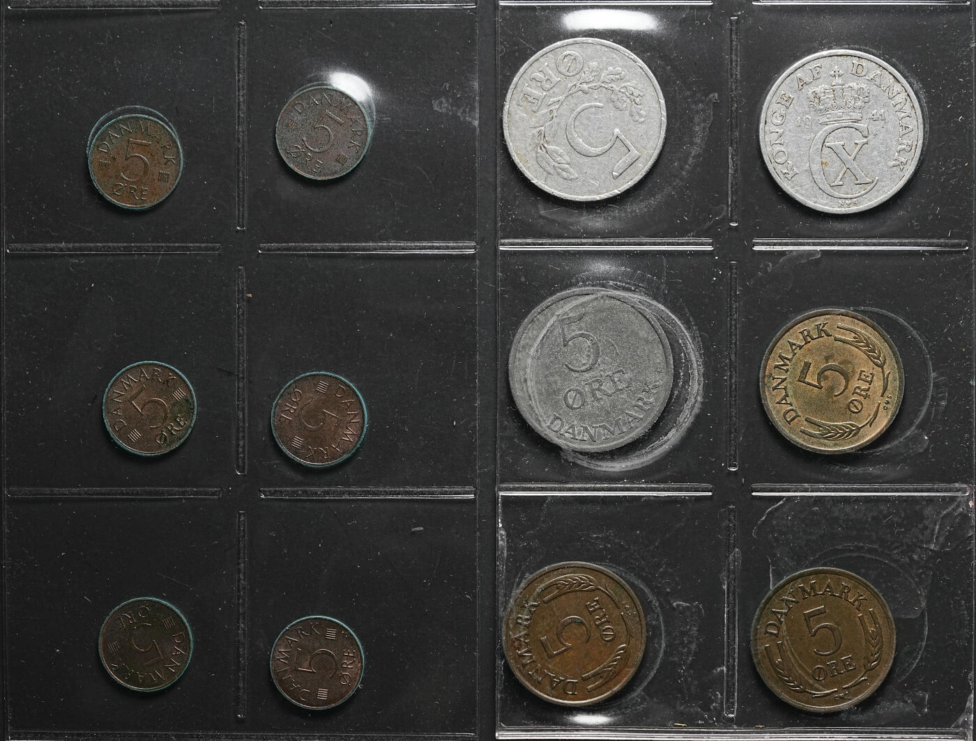 修遠堂世界钱币第九十五期 外国现代币一组108枚 主要是丹麦 含有少量美国，冈比亚，澳大利亚，瑞典