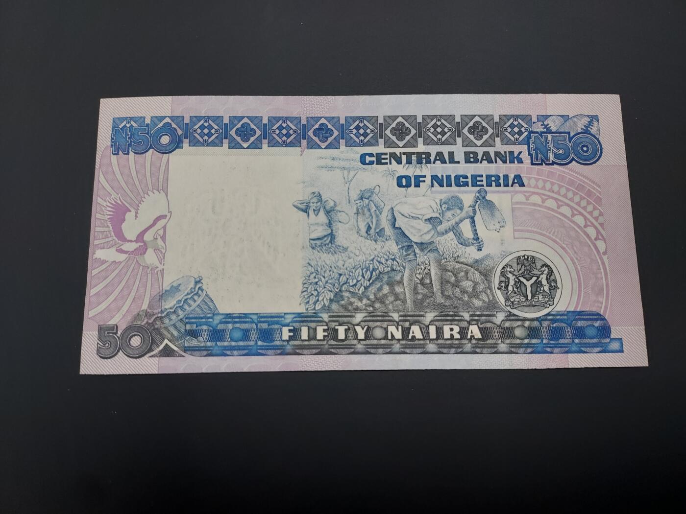 博彦收藏   12月8日 8点 钱币专场 尼日利亚 50 UNC