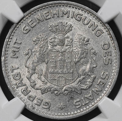 修遠堂世界钱币第九十五期 - NGC MS62 1923年德国紧急时期汉堡10万马克