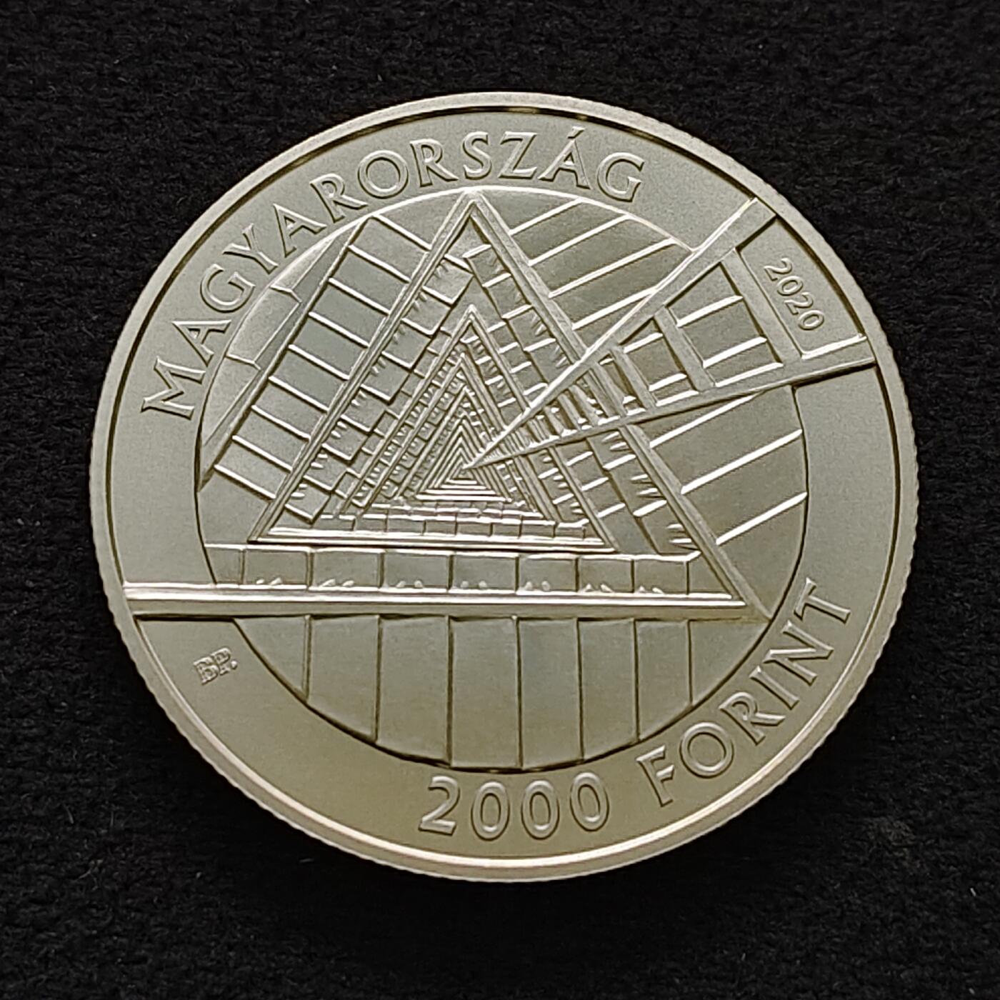 【全场包邮】纯粹捡漏拍483场（免费代拍第20场） 【少见】匈牙利2020年2000福林诺贝尔经济学奖得主亚诺什·海萨尼诞生100周年纪念币-量5000