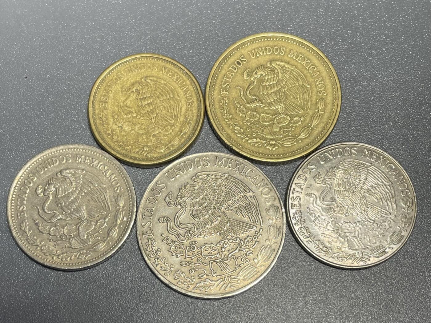 回流1130 墨西哥人物5枚