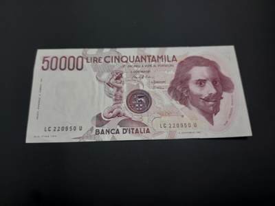 博彦收藏   12月8日 8点 钱币专场 - 意大利50000里拉 85品左右