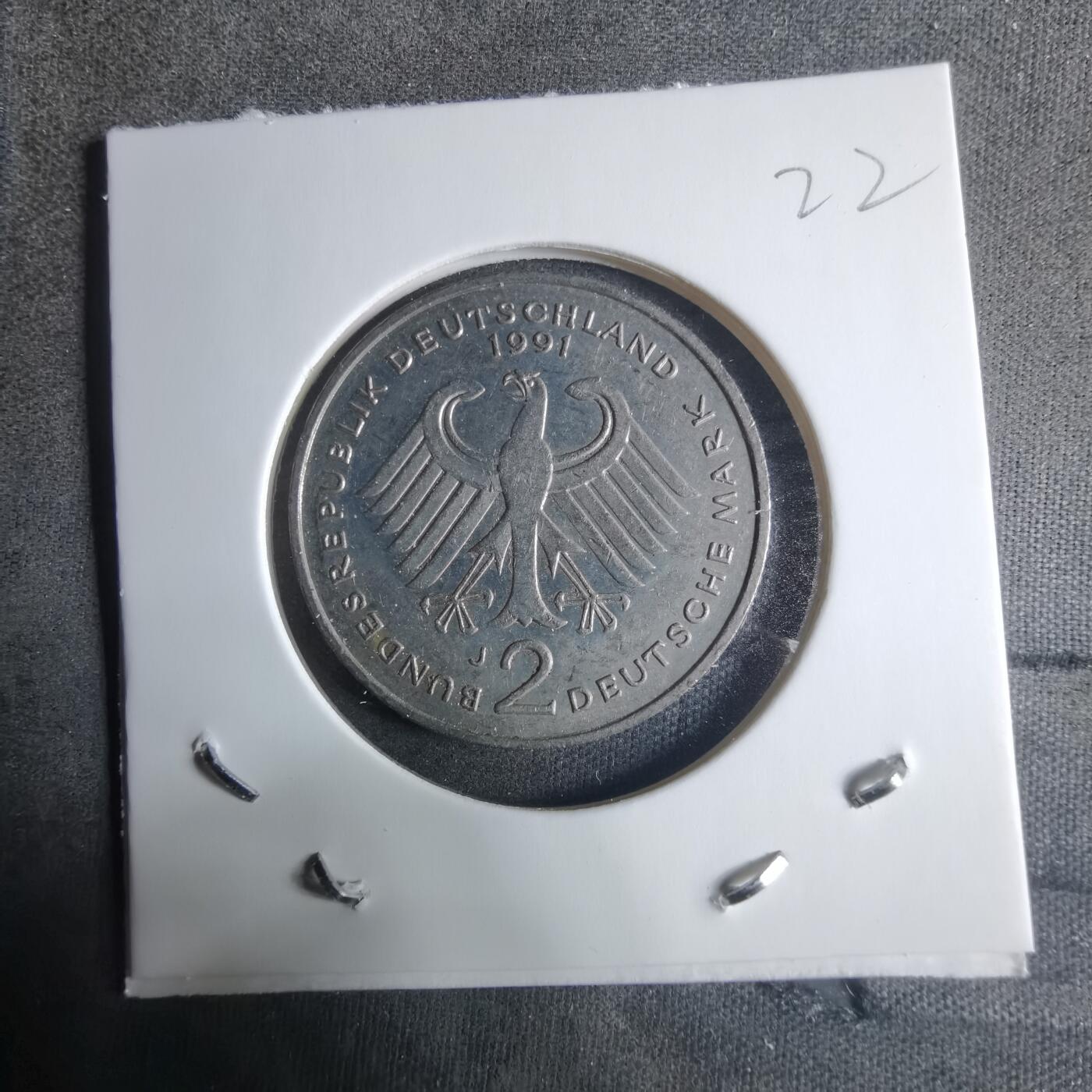 沼泽如烟--第917场 德国1948年2马克