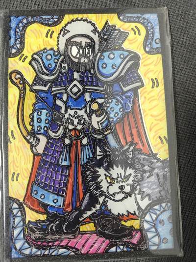 天玑星卡拍第144期《12.1周一截拍》持续收拍收评中 满赠卡需备注 - 【首编亲签色纸】鹰之天空 WAIWAI 英雄传 成吉思汗 001/099 色纸