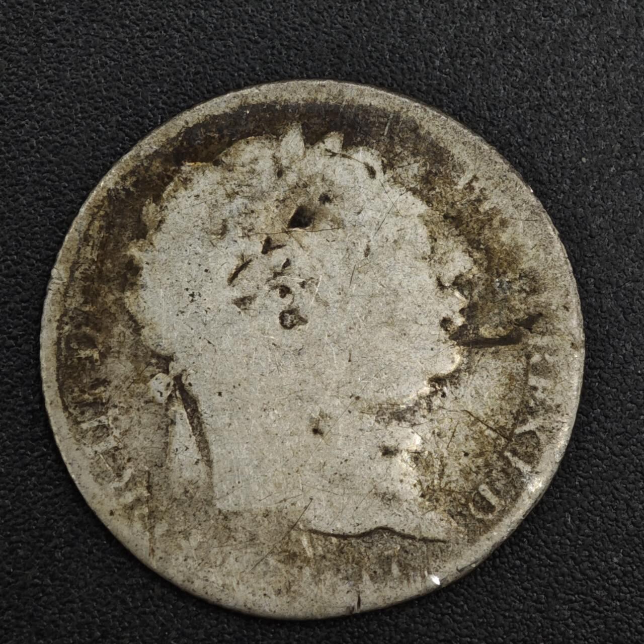 【淘币小摊】限时拍第八百一十二拍  小银币场  满百包邮可预留两周  周一统一发货  英国1817年乔治三世6便士银币