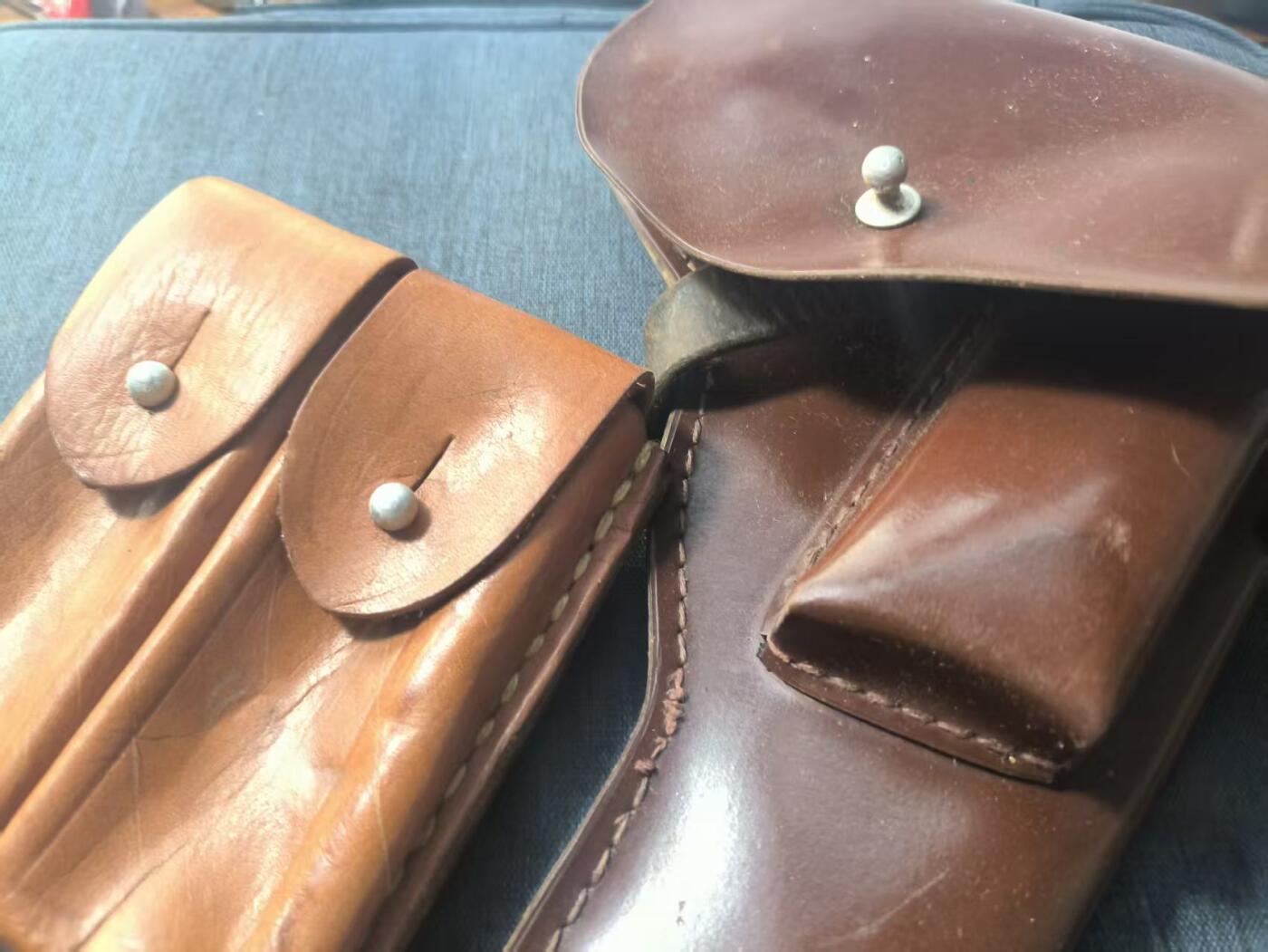 罗岚⭐新藏⭐特惠专拍第一场-分享拍场赚佣 su-M65式人造革黑星木仓套+弹夹仓