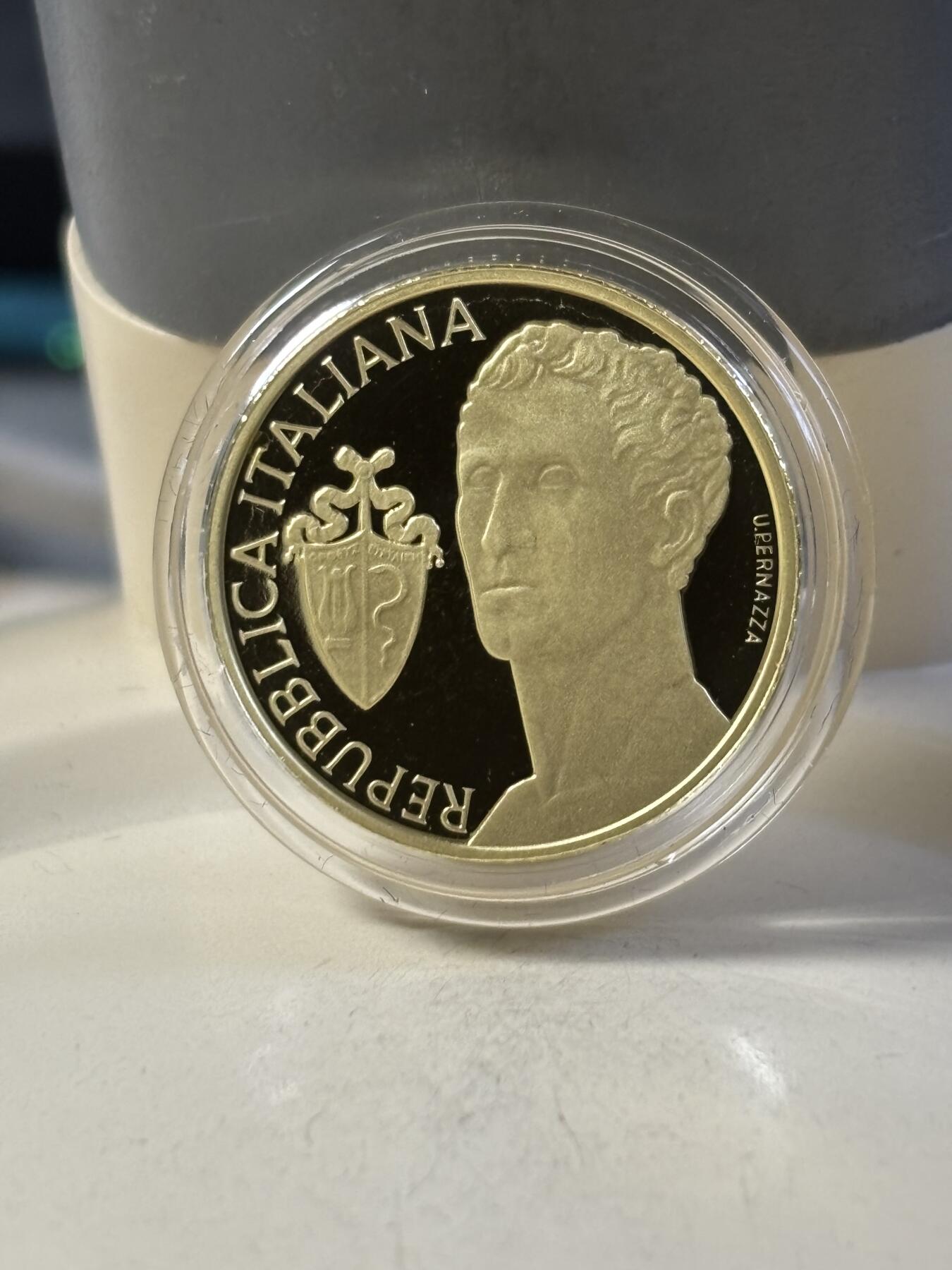 第183期拍卖 意大利2022年安东尼奥·卡诺瓦逝世 200 周年金币，900金，6.451克，发行1500枚