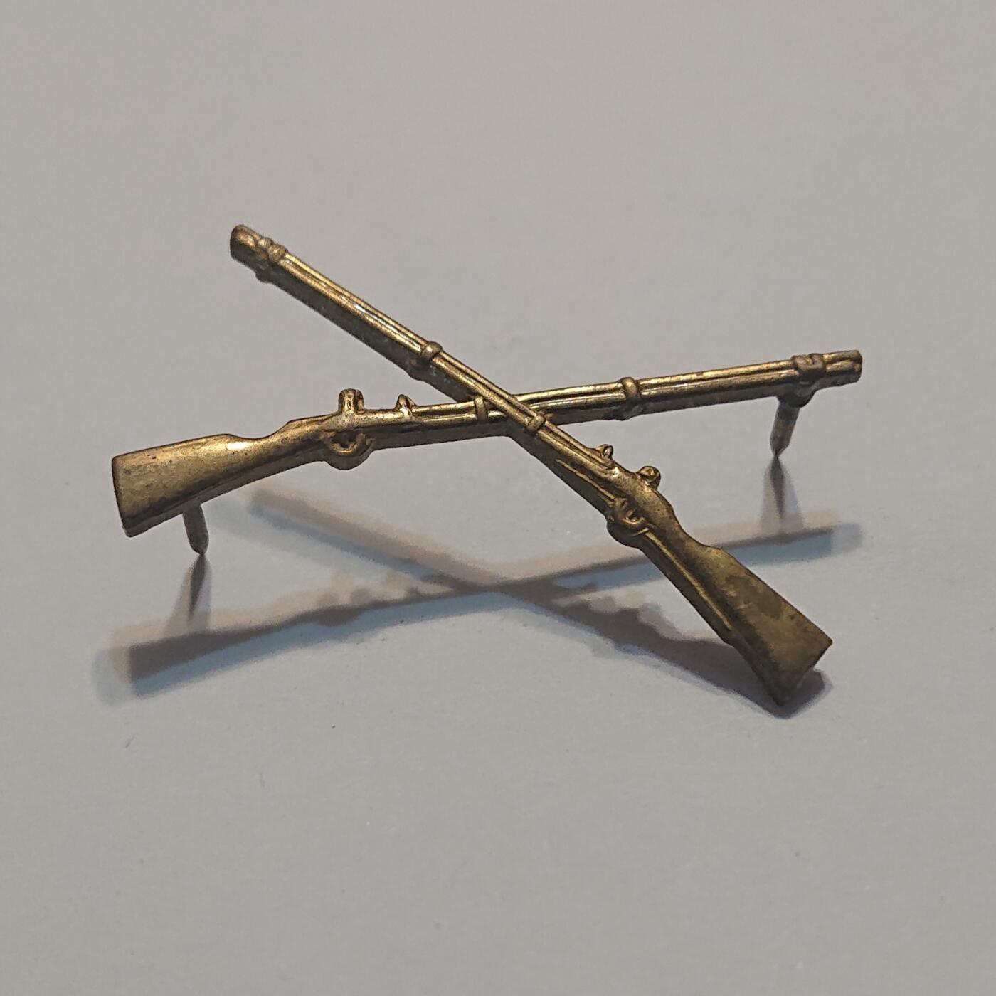 【第貳場】近代勋奖章徽章服饰杂项专场 民国时期步兵领章