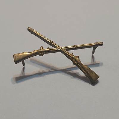 【第貳場】近代勋奖章徽章服饰杂项专场 - 民国时期步兵领章