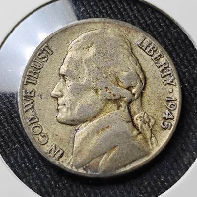 KK钱币收藏小铺 （套币 好品/批量散币 银币）专场  2月预留时间 周末发货 -  1945美国5分银币 S厂