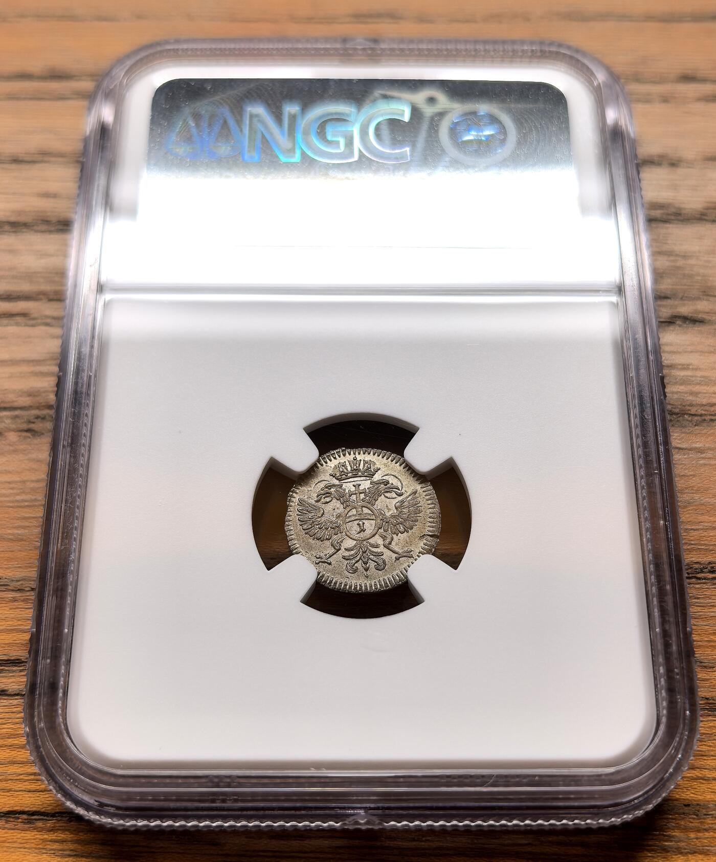 纫秋兰以为佩·凡希社微拍感恩专场 1776B神罗雷根斯堡1K银币NGC-MS64