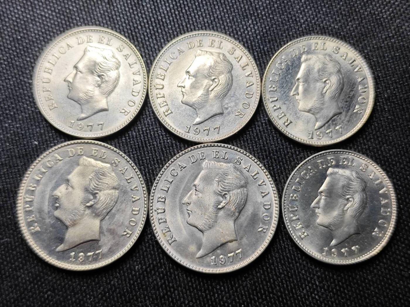 KK钱币收藏小铺 （套币 好品/批量散币 银币）专场  2月预留时间 周末发货  萨尔瓦多一组14枚 好品